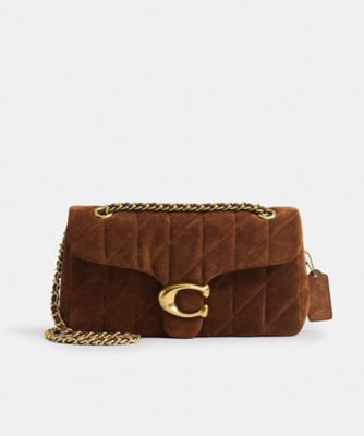 コーチ　タビー26 キルティング　ショルダーバッグ　ブラウン タビー ショルダー バッグ 26・キルティング（ショルダーバッグ